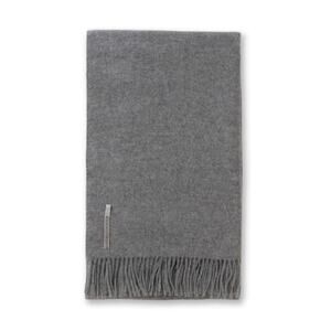 Alicia Adams Alpaca Light Grey Canyon Throw
